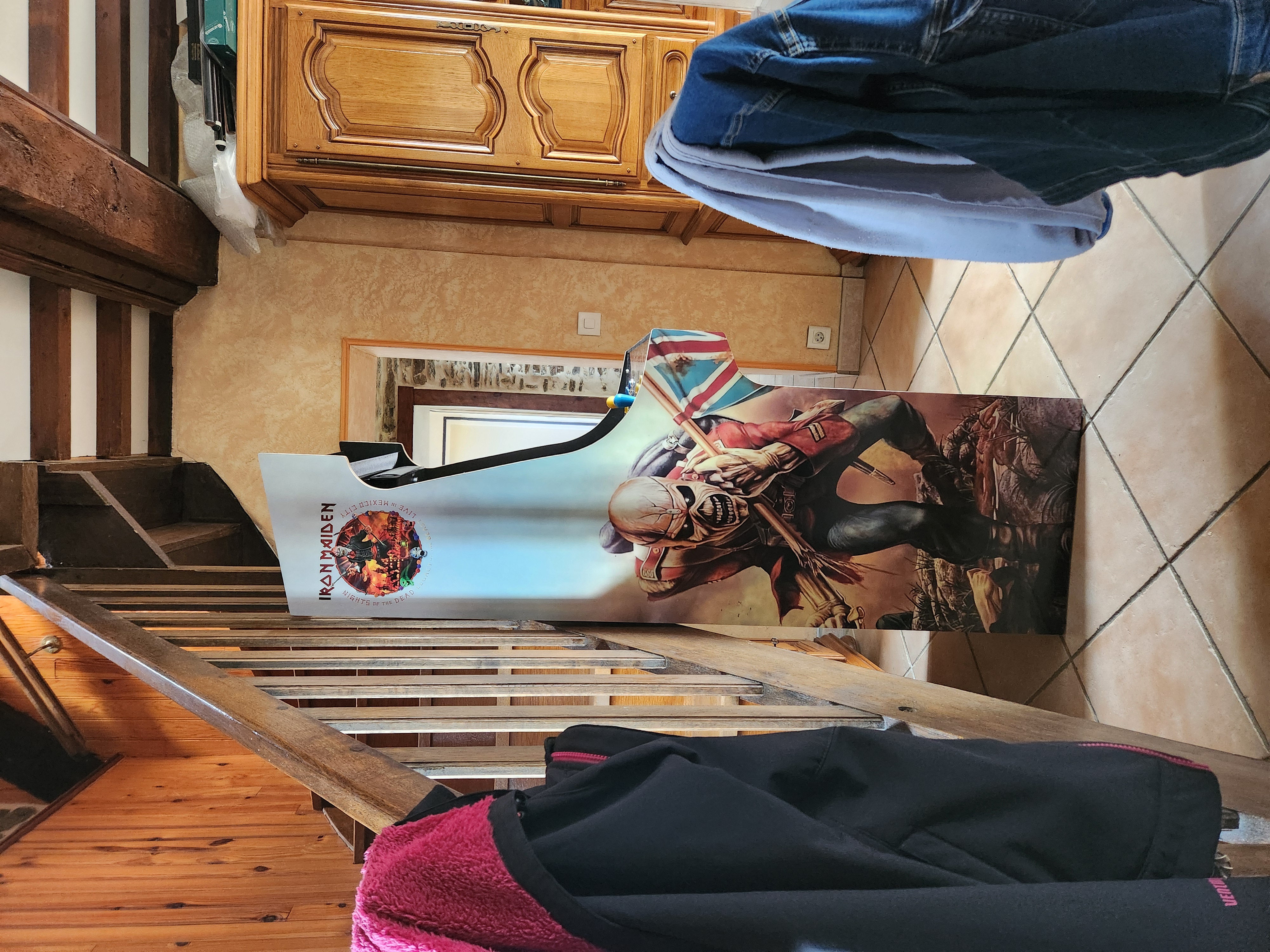 Realisation sur mesure  en cours de fabrication Iron Maiden